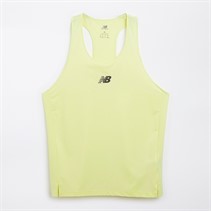 New Balance Mens London Edition Athletics Running Vest Limelight