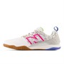 New Balance Mens Fresh Foam Audazo V6 Pro In Indoor Football Boots White/Bright Lapis/Alpha Pink