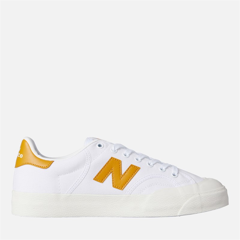 New Balance Mens 100 Trainers White/Yellow