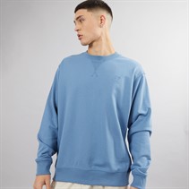 New Balance Mens Athletics French Terry Sweatshirt Heron Blue