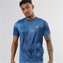 New Balance Mens Athletics NBIce x Printed Running Top Blue Agate