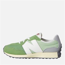 New Balance Junior Boys 327 Trainers Mallard Green/Raincloud