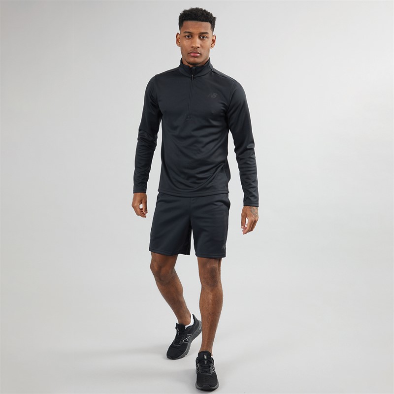 New Balance Mens Tenacity Knit Training Short Black