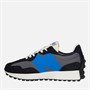 New Balance 327 Trainers Black/Neo Flame