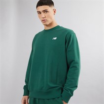 New Balance Mens Sport Essentials French Terry Sweatshirt Pine Green