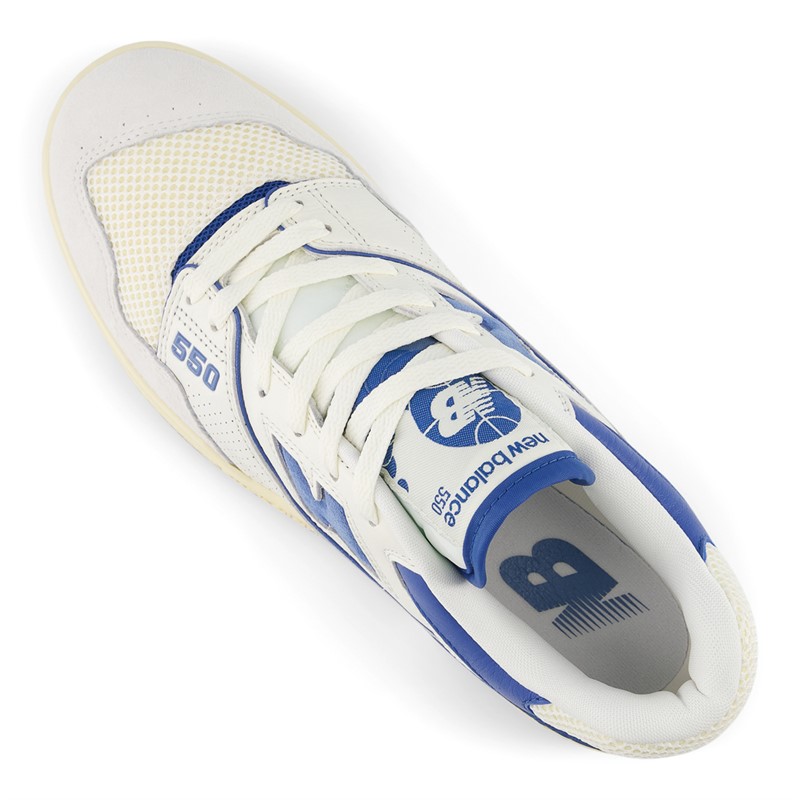 New Balance 550 Trainers Sea Salt/Blue Agate