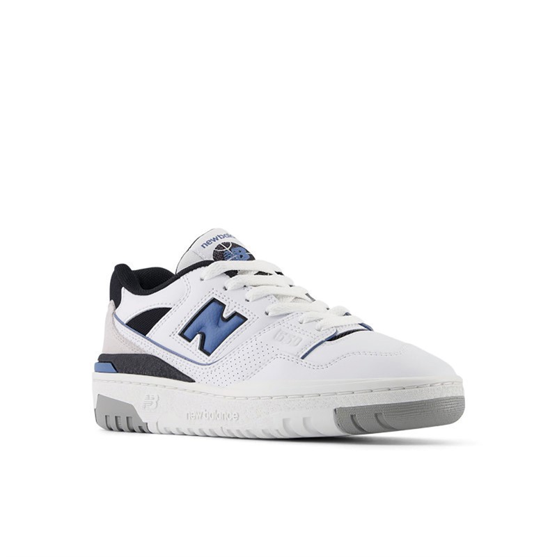 New Balance Junior Boys 550 Trainers White/Heron Blue