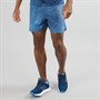 New Balance Mens RC Performance Printed 5 Inch Running Shorts Blue Agate