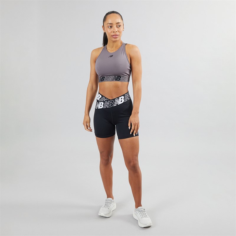 New Balance Womens Relentless NBDry x Fitted Shorts Black