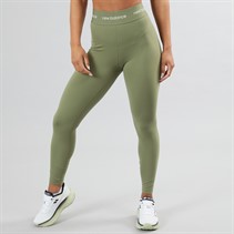 New Balance Womens NB Sleek High Waisted Tight Leggings Dark Olivine