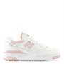 New Balance Womens 550 Trainers White/Pink Sand