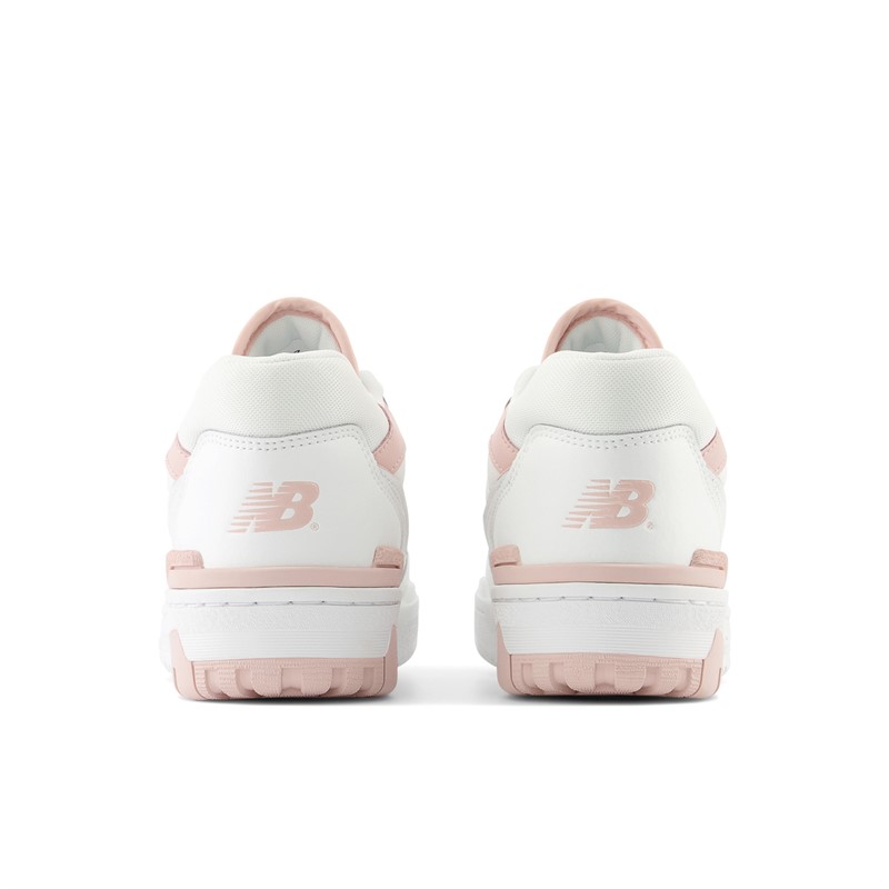 New Balance Womens 550 Trainers White/Pink Sand