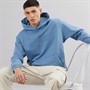 New Balance Mens Embossed Varsity Hoodie Heron Blue