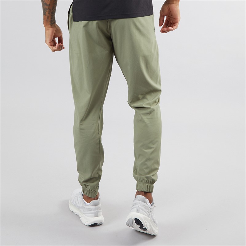 New Balance Mens Sport Essentials NBDry Woven Joggers Dark Olivine