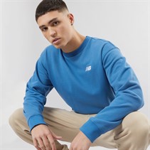 New Balance Mens Sport Essentials French Terry Sweatshirt Blue Agate