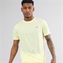 New Balance Mens Athletics NBIce x Running Top Lime Light Heather
