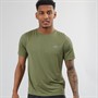 New Balance Mens Athletics NBIce x Running Top Dark Olivine