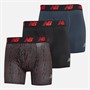 New Balance Herre Premium 6 Tommer 3-pak Boxer Shorts Mørkegrå