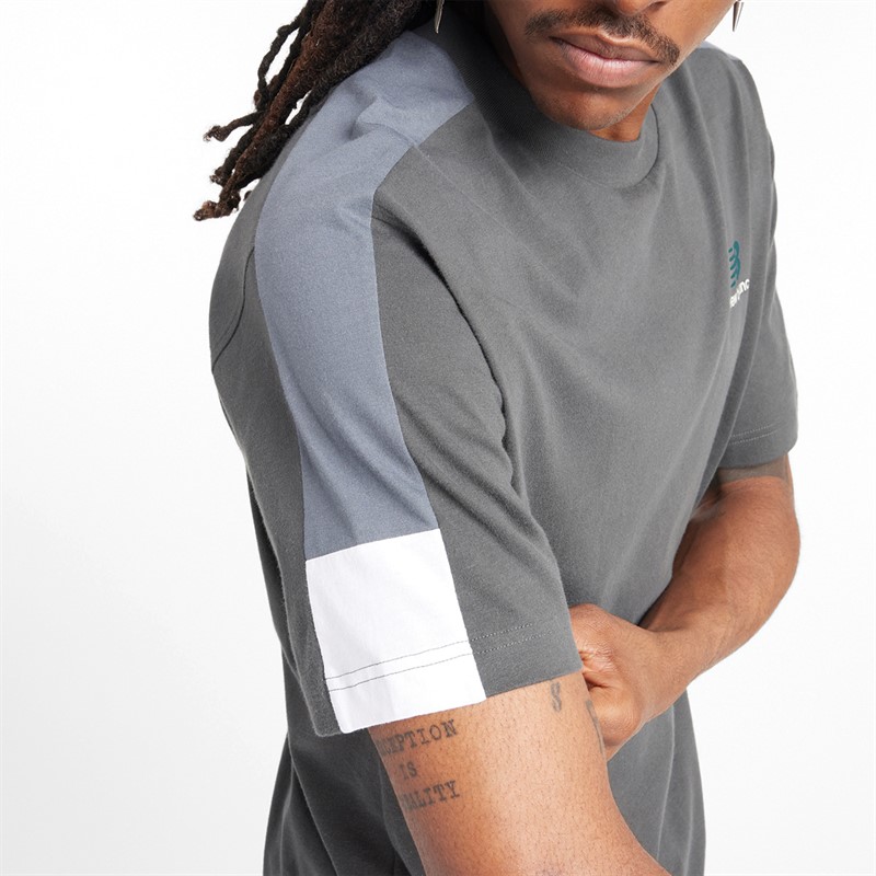 New Balance T-shirt à imprimé classique Homme Graphite