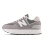 New Balance Damen 574+ Sneaker Schatten Grau