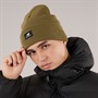 New Balance Mens NB Logo Knitted Beanie Dark Olivine