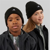 New Balance Kids NB Logo Knitted Beanie Black