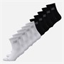 New Balance Junior Boys Ten Pack Cushioned Crew Socks Black/White
