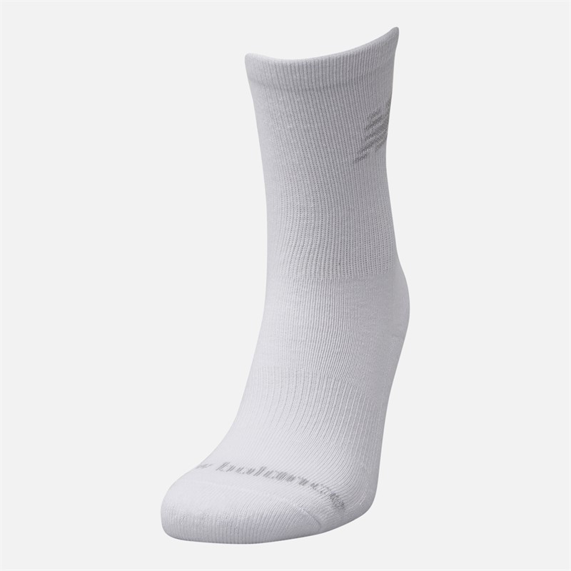 New Balance Junior Boys Ten Pack Cushioned Crew Socks Black/White