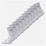 New Balance Boys Junior Ten Pack Cushioned Crew Socks White