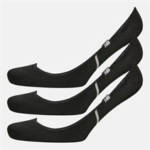 New Balance Three Pack Trainer Liner Socks Black