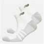 New Balance Performance Cushioned Two Pack Low Cut Socks White