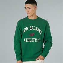 New Balance Mens Sweatshirt TM Forest Green