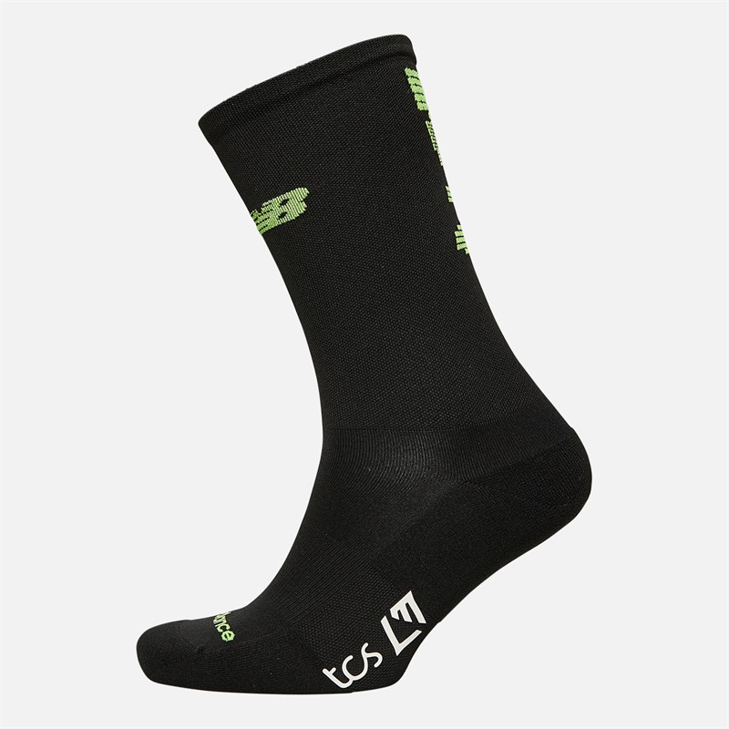New Balance Running Crew Socks Black