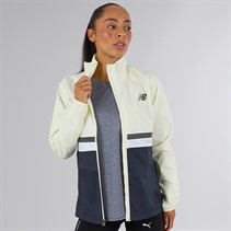 New Balance Womens London Marathon Running Jacket Clear Yellow