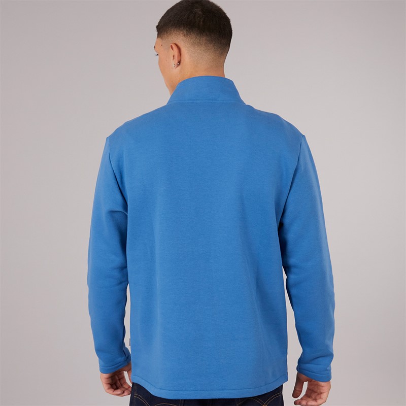 New Balance Mens Heritage 1/4 Zip Top Agate Blue