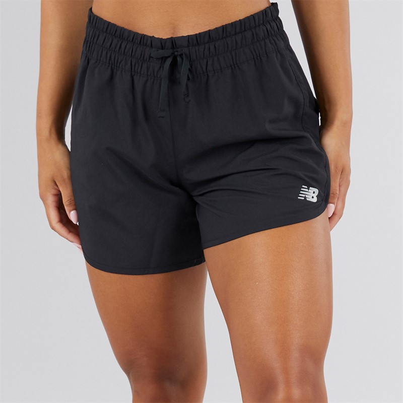 New Balance Womens Core NB Dry 5 Inch Shorts Black