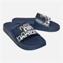New Balance Mens 200 Graphic Slides Blue