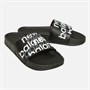 New Balance Mens 200 Graphic Slides Black