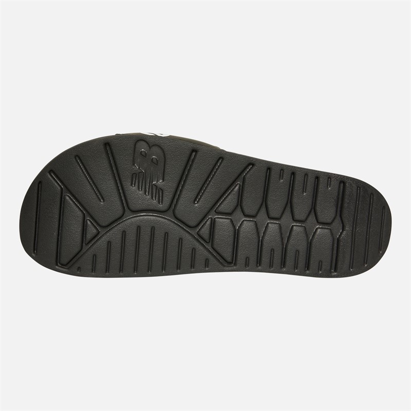 New Balance Mens 200 Graphic Slides Black