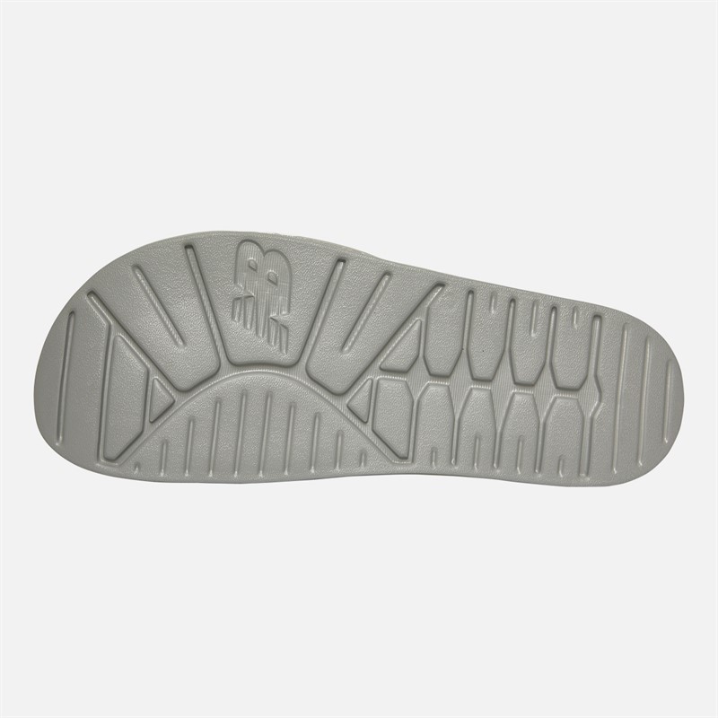 New Balance Mens 200 Graphic Slides Grey