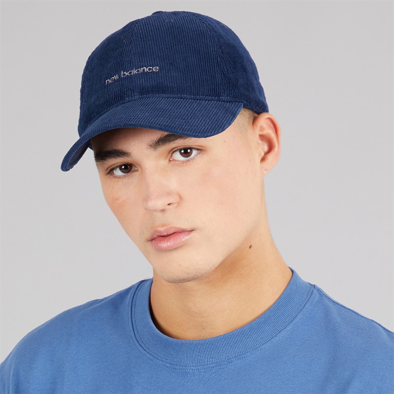 New Balance Washed Corduroy Panel Cap Navy