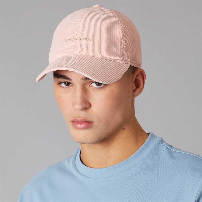 New Balance Washed Corduroy Panel Cap Pink Haze
