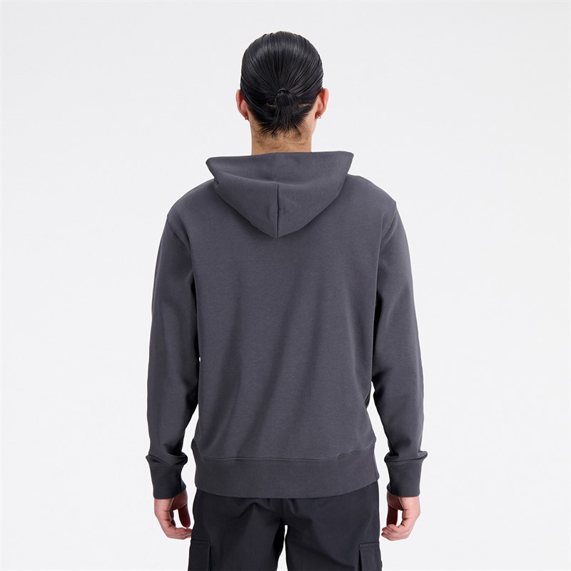 New Balance Herren Essentials Varsity Fleece Kapuzenpullover Blacktop