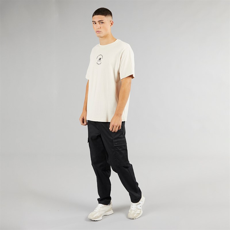 New Balance Herren Life In Balance Oversized T Shirt Moonbeam