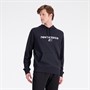 New Balance Herren Sport Logo Hoodie Schwarz