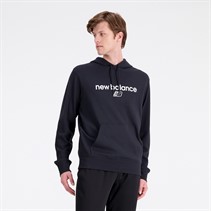 New Balance Heren Sport Logo Hoodie Zwart