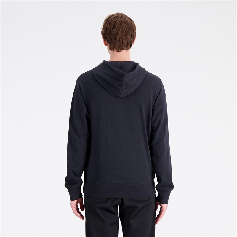New Balance Herren Sport Logo Hoodie Schwarz