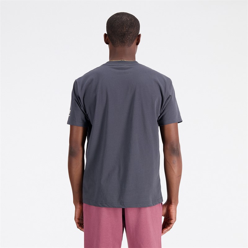 New Balance Herren Essentials Varsity T-Shirt Blacktop