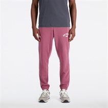 New Balance Heren Essentials Varsity Fleece Trainingsbroek Gewassen Bordeau