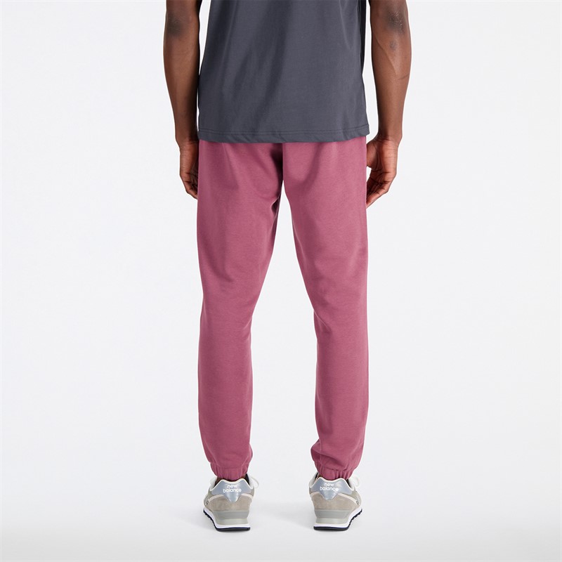 New Balance Herren Essentials Varsity Fleece Sweat Hose Gewaschenes Burgund